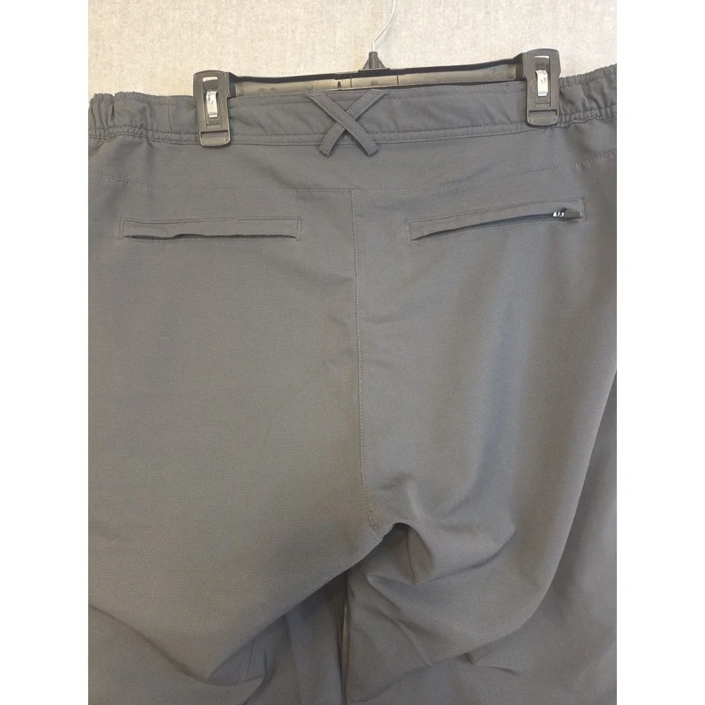 Mack Weldon Pants‎ Mens L Black Jogger Performance Stretch Elastic Waist Logo